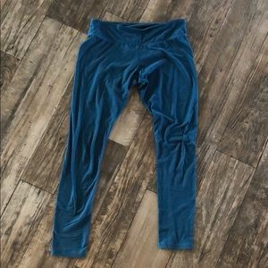Blue leggings